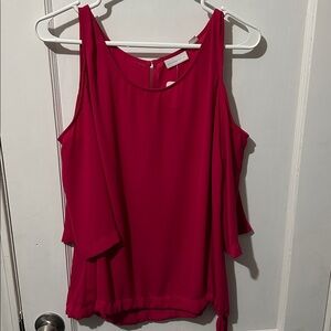 New York & Company Vibrant Pink Top